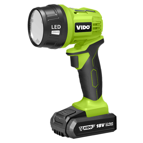 چراغ قوه شارژی 18ولت VIDO ویدو WD046610180 امکان خرید چکی